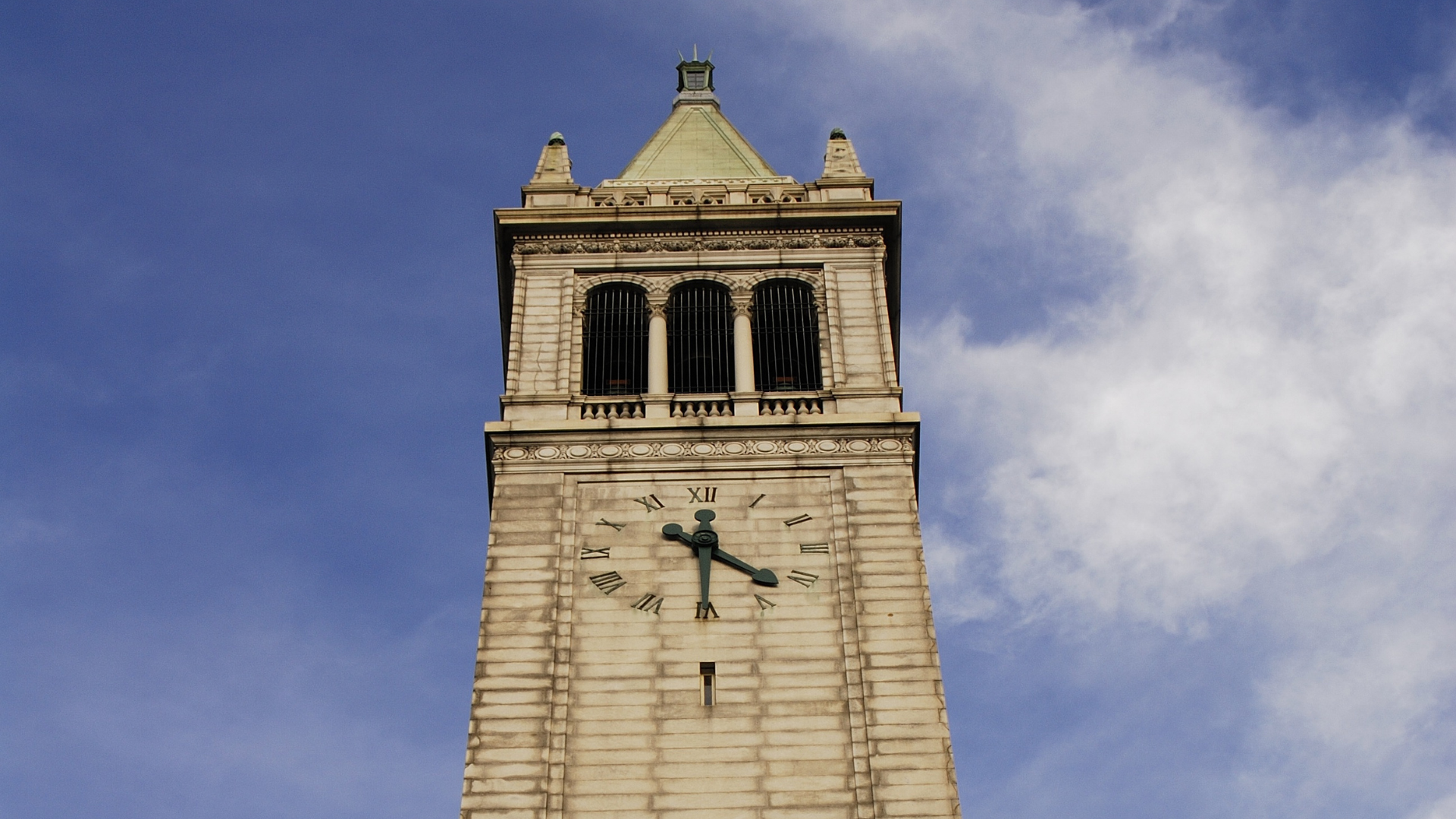 Photo of tower on Berkeley Law campus