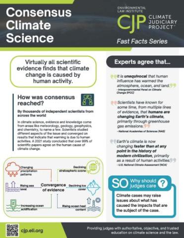 Small image of the Consensus Climate Science fact sheet.