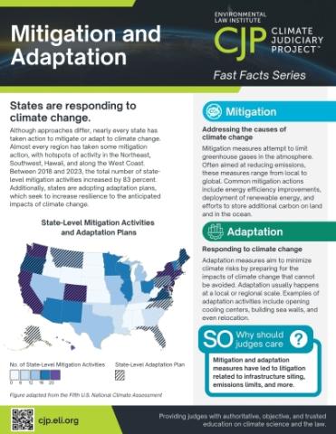 Small image of the Mitigation and Adaptation fact sheet.