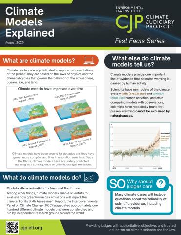 Small image of the Climate Models Explained fact sheet