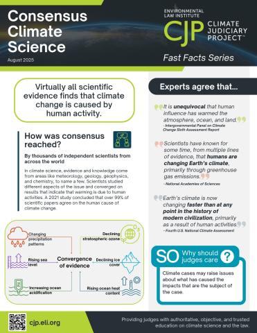 Small image of the Consensus Climate Science fact sheet