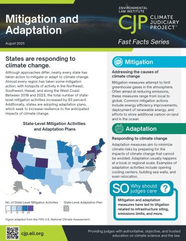 Small image of the Mitigation and Adaptation fact sheet