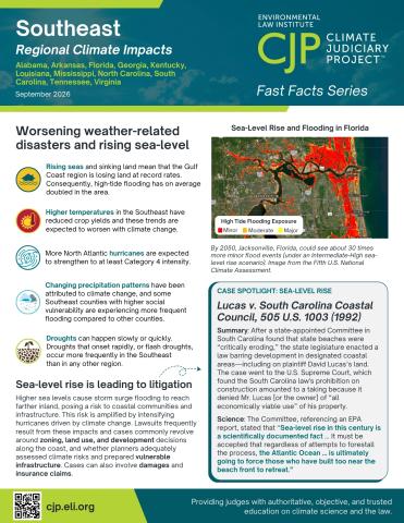 Small image of Climate Impacts in the Southeast